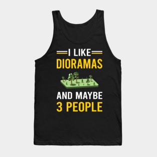 3 People Diorama Dioramas Tank Top